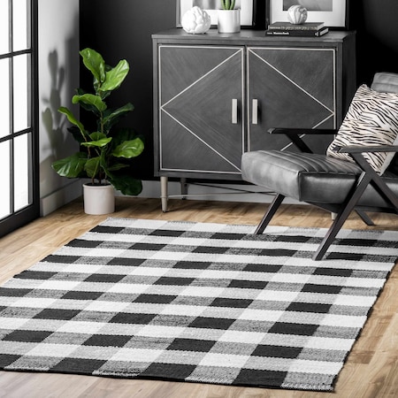 Nuloom Rylie Buffalo Plaid Flatweave Area Rug 10ft x 14ft SVGH01A-10014